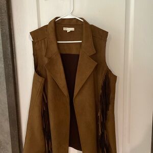 Suede vest